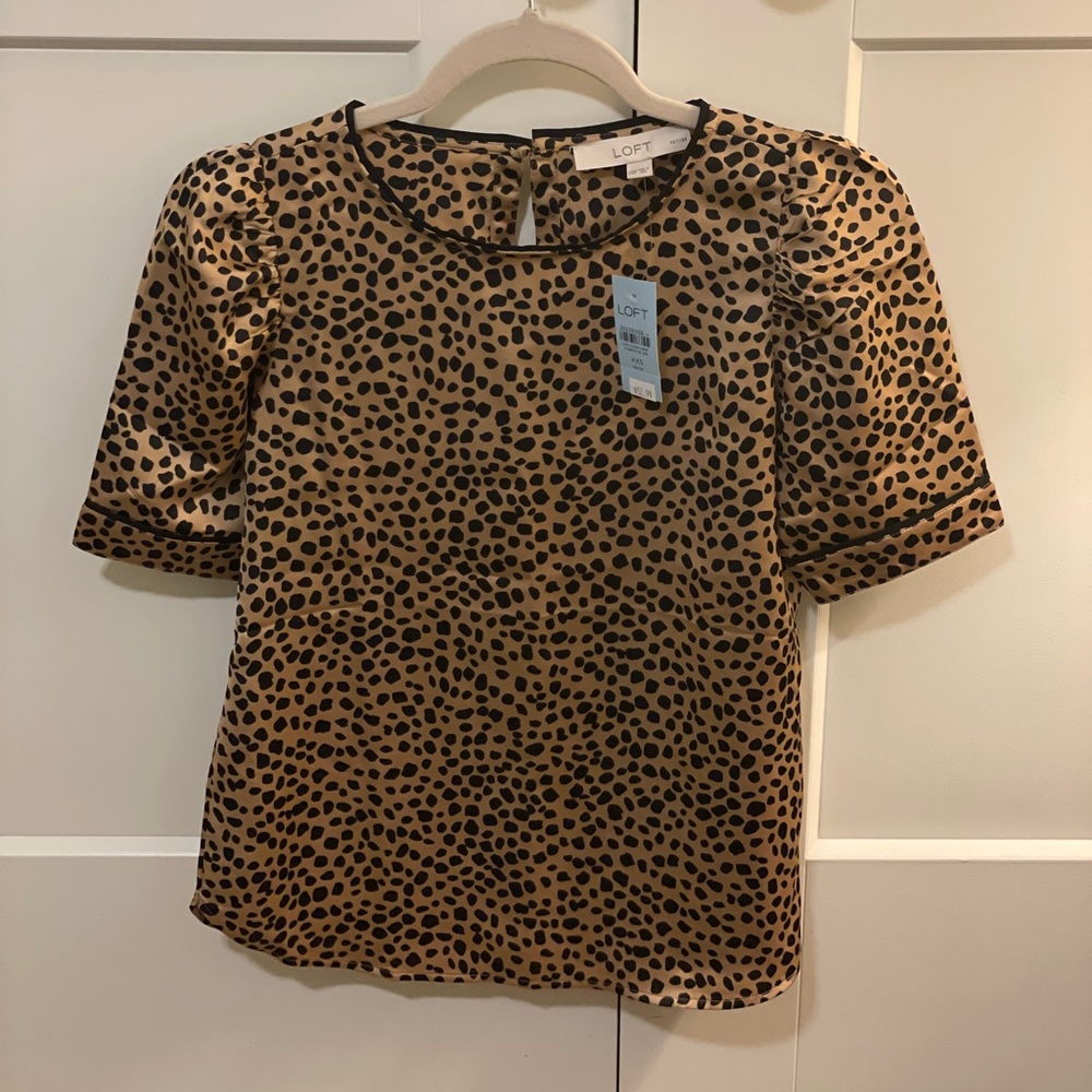 Loft Printed Blouse (NWT)- XXSP
